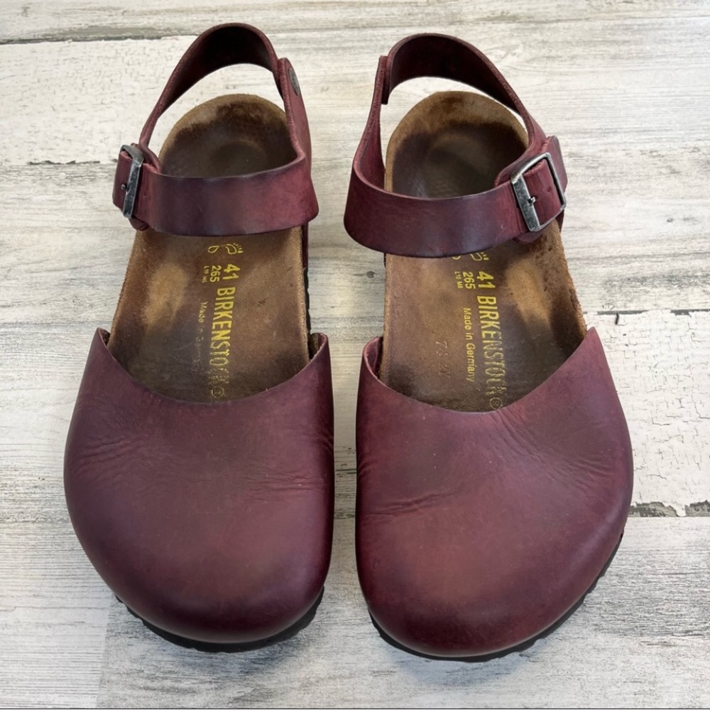 Reposh Red Messina Birkenstock Mary Janes 41/10